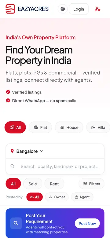 EazyAcres running live